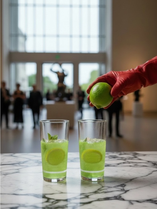 Culver LTD. Other - CULVER LTD  Icicle Ring Pattern Green Tall Glasses Set of 2 Vintage